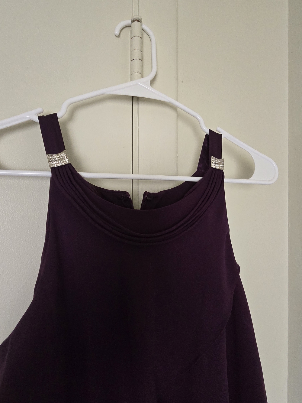 S.L. Fashions Ruffled Purple Dress - Picture 2 of 8